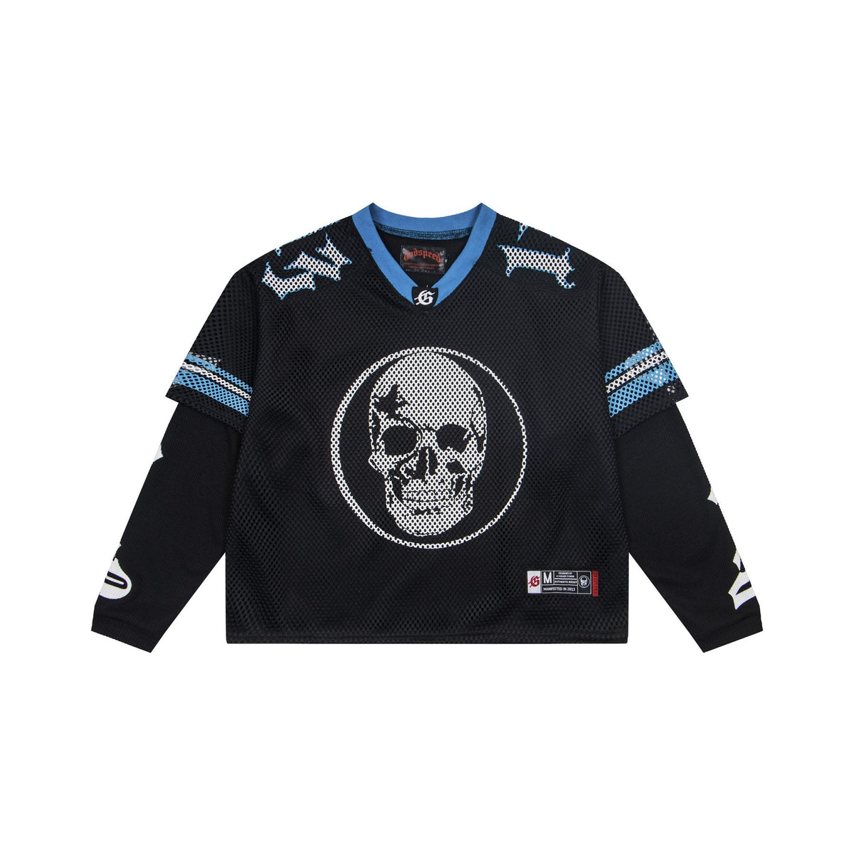 Godspeed Skull Mesh Jersey Long-Sleeve T-Shirt