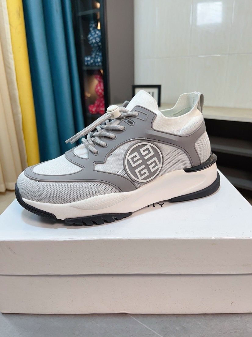 Givenchy Paneled Lace-Up Sneakers